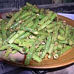 recette Haricots verts au sésame et à l'ail (plat indien)