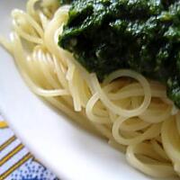 recette Capelini  di sugo al spinaci