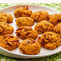 recette Cookies au chorizo, jambon et tomates confites