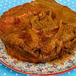 recette Gâteau renversé à la rhubarbe