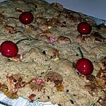 recette Cookie géant aux flocons d'avoine et marshmallow