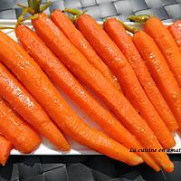 recette Carottes glacées