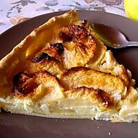 recette Tarte aux pommes et amandes