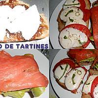 recette MON DUO DE TARTINES