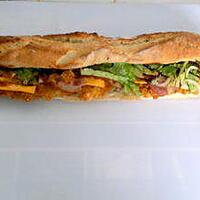 recette Sandwich poulet bacon