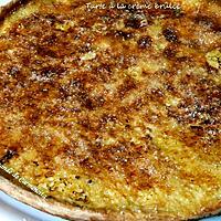 recette Tarte à la crème brûlée