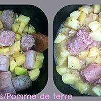 recette ANDOUILLETTES/POMME DE TERRE  au COOKEO