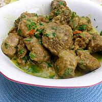 recette Curry d'agneau à l'indienne