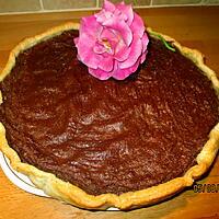 recette tarte à la semoule chocolat