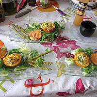 recette entrée orange  rapé de la mer,,     domes de mousses  de thon