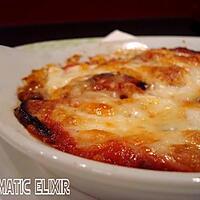 recette Gratin d' aubergines/tomates & mozzarella di Bufala