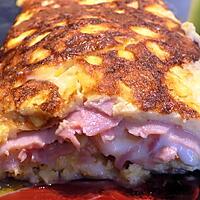 recette Omelette jambon vache qui rit