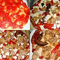 recette PIZZA THON ET LEGUMES GRILLES