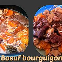 recette BOEUF BOURGUIGNON au COOKEO