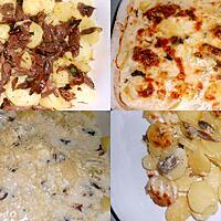 recette GRATIN DE POMMES DE TERRE AU CONFIT DE CANARD