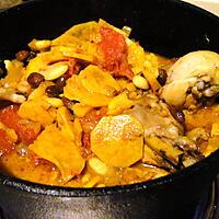 recette Tajine de poulet aux patates douces