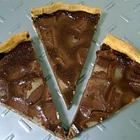 recette tarte choco poires