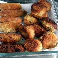 recette CROQUETTES POMMES DE TERRE ET VIANDE HACHÉE