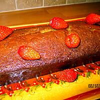 recette cake aux fraises sans gluten