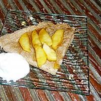 recette Crêpes aux pommes caraélisées