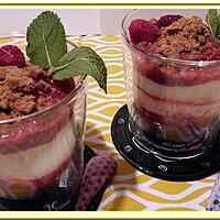 recette Trifle Rhubarbe Framboises