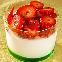 recette Panna cotta fraises coco