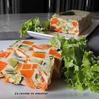 recette Terrine de courgettes et carottes