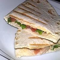 recette Quesadillas poulet  fromage