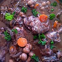 recette CIVET de LAPIN au COOKEO