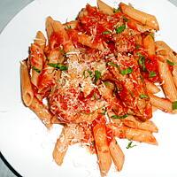 recette PENNE SUGO D'AGNELLO (au ragout d'agneau)