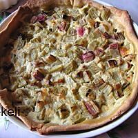 recette Tarte à la rhubarbe