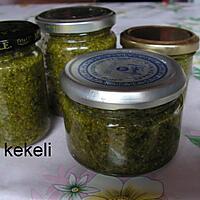 recette Pesto d'ail des ours stérilisé.