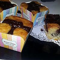recette Minis cakes marbré savane