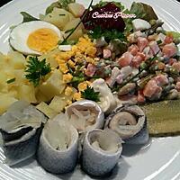 recette Rollmops et son assiette