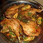 recette Cuisses de canette en cocotte