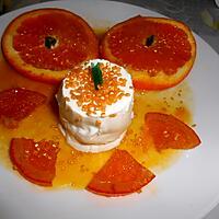 recette PETIT SUISSE "EN ORANGE"