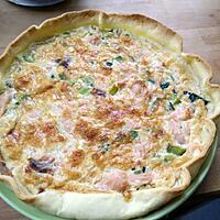 recette Quiche saumon fumé poireaux