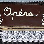 recette Opéra chocolat/café