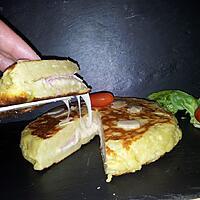 recette Tortilla de patata à l'italienne (farcis au jambon-fromage)