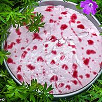 recette Nuage rose aux framboises