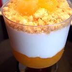 recette verrine à l'abricot et chocolat blanc