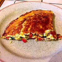 recette Omelette aux trois légumes