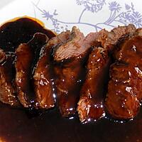 recette Magret de canard laqué