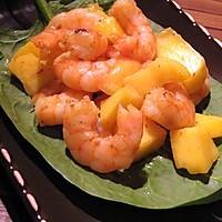 recette Salade Crevette et Mangue épicée