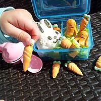 recette Bento lapin kawaii et ses knackis pieuvre