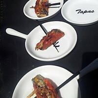 recette Tapas d'involtinis de chorizo au sardines