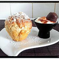 recette boule de pain au fromage blanc et son coeur de ganache choco-cerise