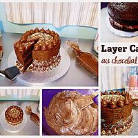 recette Layer Cake au chocolat noir