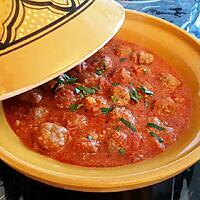 recette Tajine de boulettes