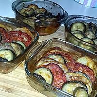 recette Tian a la pomme de terre, courgettes, tomate au pesto rosso